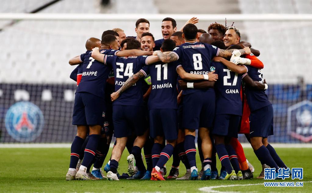  巴黎圣日耳曼青年军出征法国杯志在卫冕  